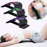 1pc Back Stretch Equipment Massager Health Care Stretcher Fitness Lumbar Support Relaxation Spine Pain Relief Dropshipping