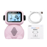 JOYO JM-93 Digital Voice Metronome Mini Cute Robot Design Metronome Tuner with LCD Display Screen for Children Volume Adjustable