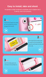 1080P Dual Lens Kid Instant Print Camera Thermal Printing Camera Digital Photo Camera  Child Camera Video Boy's Birthday Gift