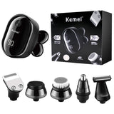 6in1 Face cleaning men's electric shaver rechargeable electric razor for men beard face dry or wet bald shaving machine li-ion