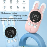 2PCS Children's Walkie Talkie Kids Mini Toys Handheld Transceiver 3KM Range UHF Radio Lanyard Interphone Talkie Walkie Baby Gift