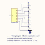 Whole Group Balancer Lithium Lipo Lifepo4 Battery Equalizer Energy Transfer Capacitor 7S 5A Active BMS Board