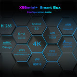 2021 TV Box Android 9.0 X96 MINI Plus TVBox Amlogic X96 Mini Android Box 4K 2.4G&5G Wifi 4GB 64G 32GB Smart 4K Media Player