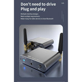 Wireless Bluetooth-compatible 5.2 Receiver Audio Adapter Fiber Coaxial Aux Converter Csr Low Latency Aptx H300