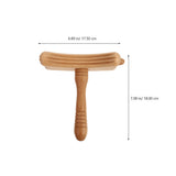Wooden Guasha Stick Durable Scrapping Stick Whole Body Scrapping Stick