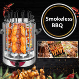 Kebab machine Household electric grill Automatic rotation of barbecue grill Indoor smokeless barbecue machine Small kebabs