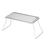 Portable Outdoor Folding Camping Grill Titanium BBQ Grill Grate Ultralight Mini Table for Camping Hiking Picnic Barbecue