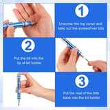 8Pcs Pen Screwdriver Multitool Pen Style Precision Screwdriver Pen Style 8 In 1 Magnetic Pocket Screwdriver For Home