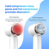 6 In 1 Ultrasonic Electric Face Cleansing Brush Silicone Hot Cool Sonic Facial Exfoliating Cleaner Skin Rejuvenation Massage NEW