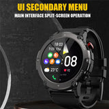 C21 Smart Watch 1.32inch Men Bluetooth Call Heart Rate Blood Oxygen Fitness Tracker Rugged  Outdoor Sports Smartwatch