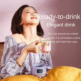 Health Electric Stew Cup Office Small Portable Home Automatic Heating Tea I156