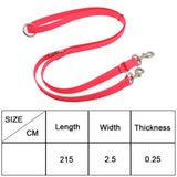 Dog leash PVC Multi-functional dragged two dogs anti-winding waterproof double chain leashes wear-resistant dog accessories