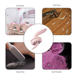 Mini Hand-held Vacuum Cleaner Nail Dust Vacuum Suction Collector Dust Removal Vacuum Brush Desk Cleaner Keyboard Dust Cleaner
