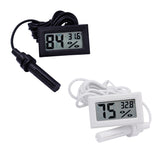 10pcs/Lot Mini Digital LCD Temperature Sensor Meter Humidity Meter Thermometer Hygrometer Gauge Thermostat Instruments Probe