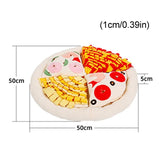 Pet Dog Snuffle Mat Nose Smell Training Sniffing Pad Slow Feeding Bowl Food Dispenser Relieve Stress Sunflower Puzzle Drop ship