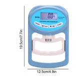 268Lbs/120Kgs Digital Hand Dynamometer Grip Strength Measurement Meter Auto Capturing Electronic Hand Grip Power