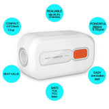 MOYEAH Portable Auto CPAP Cleaner Disinfector with Built-in 2000mAh Battery Ozone Cpap Sanitizer For CPAP APAP BIPAP Mask Hose