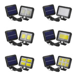 LED Solar Powered Wall Light Outdoor Waterproof PIR Motion Sensor Lighting Park Courtyard Fence Street Garden Decoration Lamp