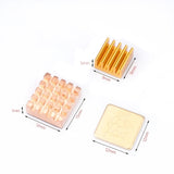 12 pcs Lot Raspberry Pi 3 Heat Sink Copper Aluminum Heatsink Radiator Cooler Kit for Raspberry Pi 3B+ Plus 2