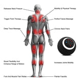 Electric Massage Ball 4-Speed Vibrating Massage Ball USB Rechargeable Massage Roller Training Yoga Fitness Foam Roller