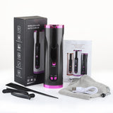 Ceramic Automatic Hair Curler Cordless for Beach Waves Hair Styling Tools Adjustable Temperature Rotating Iron Curling Wand