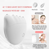 EMS RF Heating Face Lifting Scraping Nutrition Lead-in Anti-Wrinkle Beauty Device Eye Body Massager Skin Care Relaxing Home SPA