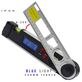 250/400MM 0-225 Degree Digital Angle Ruler Detector Aluminum Alloy Electronic Protractor Level Measuring Gauge Meter Inclinomete