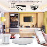 Zigbee Tuya Smart Life Motion Sensor Human Body Detectors for Home Alarm System Work In Conjunction with Gateway,Other Devices