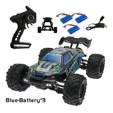 RC Cars 2.4G Carbon Brush Electric Off Road 4x4 Truck 1/16 4WD High Speed Remote Control Drift Racing 4CH Buggy For Kid Wltoys