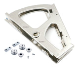 Stainless Steel Shoe Cabinet Hardware Flip Frame Connector Movable Plate Frame Type Metal Hidden Over Fitting Hinge
