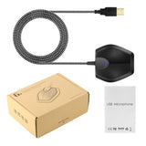New USB Microphone USB Omnidirectional Microphone Desktop Computer Microphones For Office Meeting Video Chatting Dropshipping