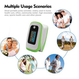 Digital Fingertip Pulse Oximeter Oled Color Display Heart Rate Oximeter Blood Oxygen Saturation Monition Tester Oximeter