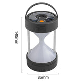 Solar LED Camping Lights Hourglass Light USB Rechargeable Outdoor Strong Light Red Light Emergency Lantern Portable Lighting