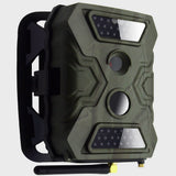 12MP PIR Scouting Trail GSM SMS/MMS Alarm Camera with 20meters Night Vision & 8AA Battery Power Supply & 720P Video Recording