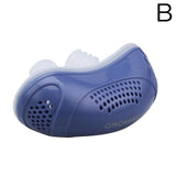 Electric Anti Snoring Electronic Device Sleep Apnea Stop Snore Aid Stopper Help Sleeplessness Breathing Silicone Nose Clip
