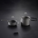 2021 NEW Camping Pot 7-piece Camping Pot Set For 1-2 Persons Self-driving Tour Durable Camping Pot