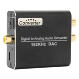 Digital to Analog Audio Converter Digital Optical Coax to Analog RCA Audio Adapter for TV for Box for PS3 for PS4