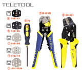 Professional Wire Crimpers Set Engineering Ratcheting Terminal Crimping Pliers Wire Strippers Crimper Tool Terminals Pliers Kit