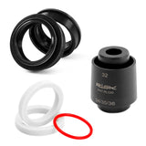 RISK 32mm Dust Wiper Kit with Installation Tool Bicycle Fork Dust Seal Foam Ring Kit Bicycle Spare Parts