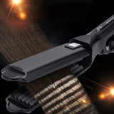 Professional Hair Crimper Curling Iron Wand Ceramic Corrugated Wave Corn Irons Wave Curler Iron Electric Corrugation Plate Clip