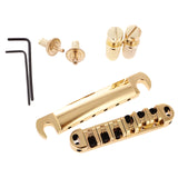 Locking Roller Saddle Bridge Set For LP Guitar Parts Accessories