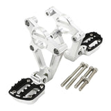 Silver Motorcycles Footrest Foot Pegs CNC Footpegs for Honda XADV750 XADV 750
