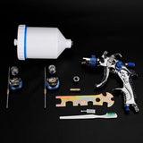 Professional HVLP Spay Gun 1.4/1.7/2.0mm Nozzle Gravity Airbrush for Car Painting Water Based Air Spray Gun Furniture Wall