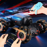 2.4 G RC Racing Twist Stunt Car Gesture Induction Remote Control Drift Climbing Off-road Vehicle Kids Children Gifts For Boys 8+