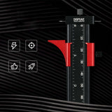 Dspiae AT-PST Parallel Scribing Tool Isometric Line Engraver Parallel Line Carving Tool Scribed Line Pin Black 110*40*6mm New