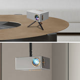 LED Projector 800X480P Resolution Support Voice Full HD Video Beamer For Home Theater Pico Movie Projector-EU Plug