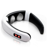 Electric Neck Massager & Pulse Back 6 Modes Far Infrared Energy Control Heating Pain Relief Tool Health Care Relaxation Machine