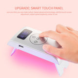 2-IN-1 Nail Drill Pen &amp; Mini Nail Dryer Portable Power Bank 35000RPM Manicure Nail Polisher Red Light Fast Drying LED Nail Lamp