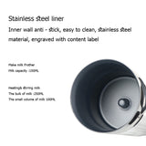 Automatic Milk Frother Stainless Steel Milk Steamer Electric Cap puccinator Hot /Cold Coffee