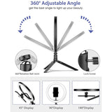 26cm Selfie Ring Light Led  Photography Ringlight Holder Fill Ring Light With Tripod Stand For Video Makeup  Live Streaming